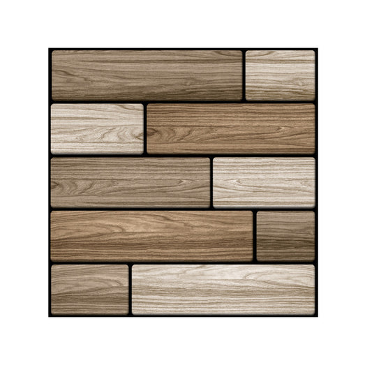 Wood Grain Sticker Living Room 3D Wallpaper Home Decoration Wallpaper
