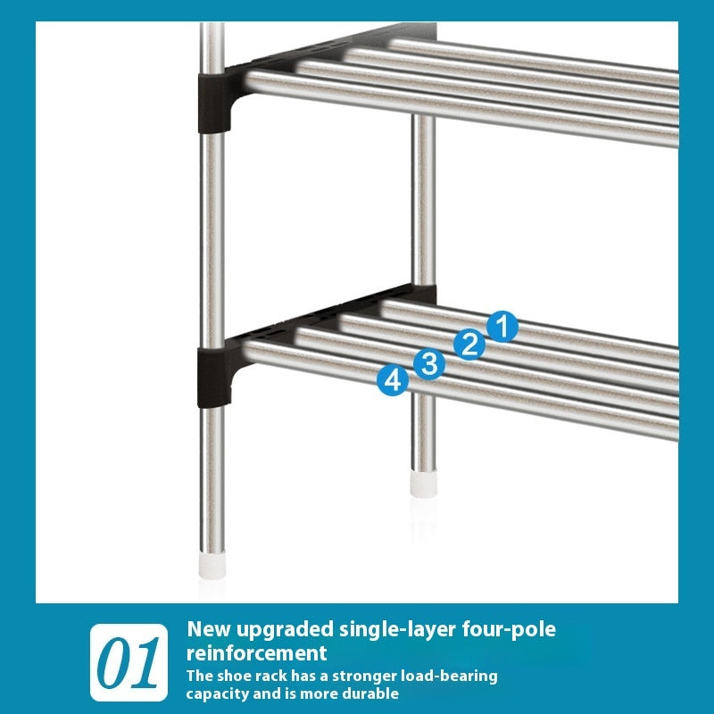 Shoe Rack Simple Indoor Dustproof Shoe Cabinet