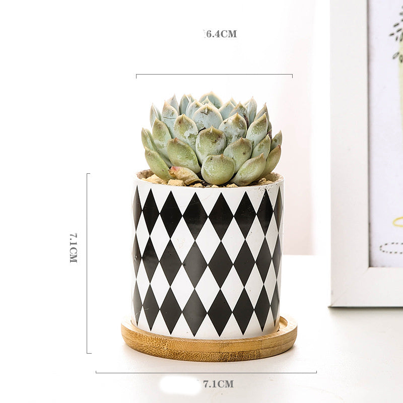Ceramic flowerpot