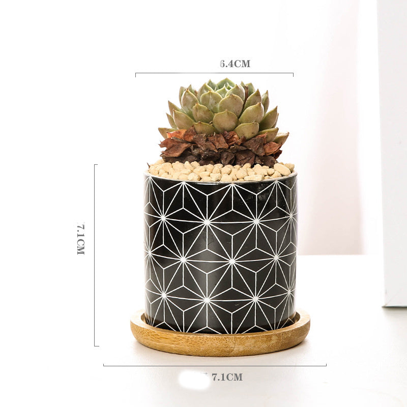 Ceramic flowerpot