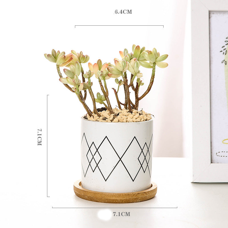 Ceramic flowerpot